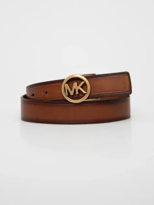 MICHAEL Michael Kors pasek skórzany damski kolor brązowy 559167