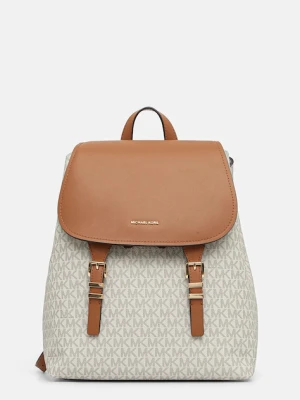 MICHAEL Michael Kors plecak QUINN damski kolor beżowy mały wzorzysty 30T5GQNB2B