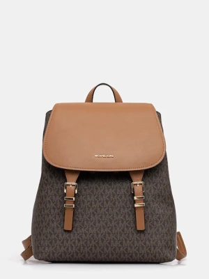 MICHAEL Michael Kors plecak QUINN damski kolor brązowy mały wzorzysty 30T5GQNB2B