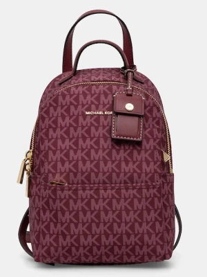 MICHAEL Michael Kors plecak SABLE damski kolor bordowy mały wzorzysty 30T5G3XB1U