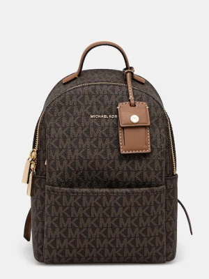MICHAEL Michael Kors plecak SABLE damski kolor brązowy mały wzorzysty 30T5G3XB1B