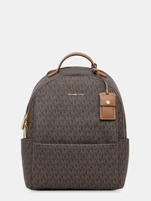 MICHAEL Michael Kors plecak SABLE damski kolor brązowy mały wzorzysty 30T5G3XB2B