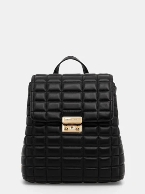 MICHAEL Michael Kors plecak skórzany damski kolor czarny mały gładki 30F5G2RB1L