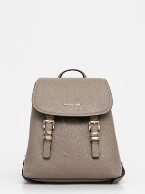 MICHAEL Michael Kors plecak skórzany QUINN damski kolor beżowy mały gładki 30T5GQNB0L