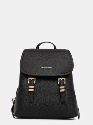 MICHAEL Michael Kors plecak skórzany QUINN damski kolor czarny mały gładki 30T5GQNB0L