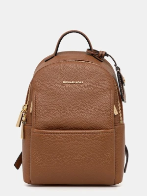 MICHAEL Michael Kors plecak skórzany SABLE damski kolor brązowy mały gładki 30T5G3XB1L
