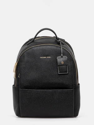 MICHAEL Michael Kors plecak skórzany SABLE damski kolor czarny mały gładki 30T5G3XB2L