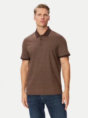 MICHAEL Michael Kors Polo CS650V848T Brązowy ciemny Regular Fit