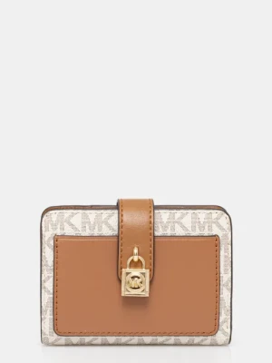 MICHAEL Michael Kors portfel damski kolor beżowy 32S5GETD1B