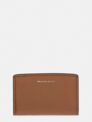 MICHAEL Michael Kors portfel damski skórzany brązowy