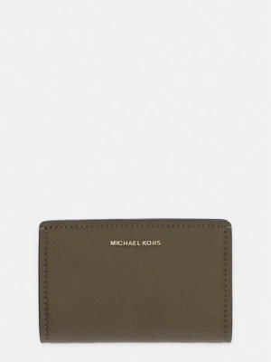 MICHAEL Michael Kors portfel damski skórzany zielony