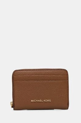 MICHAEL Michael Kors portfel skórzany damski kolor brązowy 32T4GJ6Z5L