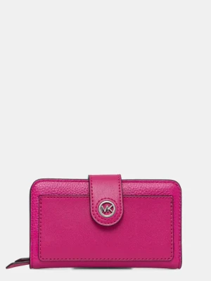 Zdjęcie produktu MICHAEL Michael Kors portfel skórzany damski kolor różowy 32S4S0KF6L