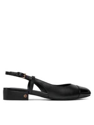 MICHAEL Michael Kors Sandały Perla Flex Sling Flat 40R4PLFP1L Czarny