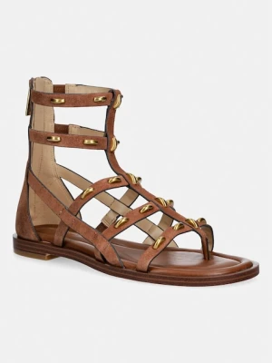 MICHAEL Michael Kors sandały rzymianki damskie skórzane Noa Flat Sandal