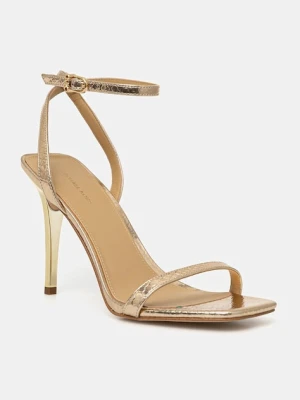 MICHAEL Michael Kors sandały skórzane Liana kolor złoty 40T5LNHS1M.740
