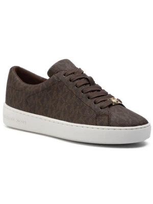 MICHAEL Michael Kors Sneakersy Keaton Lace Up 43R5KTFP1B Brązowy