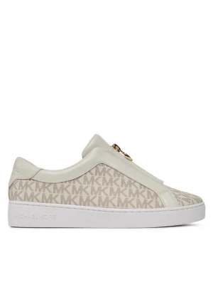 MICHAEL Michael Kors Sneakersy Keaton Zip Slip On 43R4KTFP2B Écru Kremowy