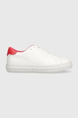 MICHAEL Michael Kors sneakersy skórzane Grove kolor biały 43S3GVFS2L