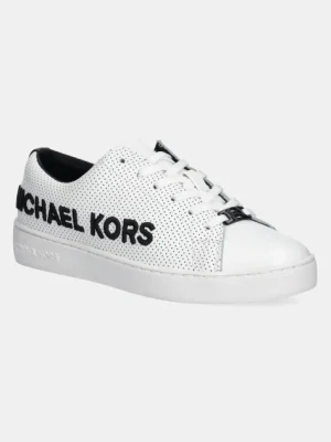 MICHAEL Michael Kors sneakersy skórzane Keaton kolor biały 43R5KEFS1L.001