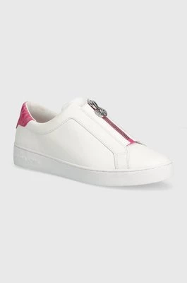 MICHAEL Michael Kors sneakersy skórzane Keaton kolor biały 43S4KTFP1L