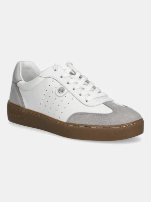 MICHAEL Michael Kors sneakersy skórzane Scotty damskie kolor biały 43F4SCFS4L.057