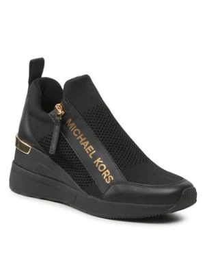 MICHAEL Michael Kors Sneakersy Willis Wedge Trainer 43F3WIFS1D Czarny