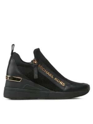 MICHAEL Michael Kors Sneakersy Willis Wedge Trainer 43F3WIFS1D Czarny