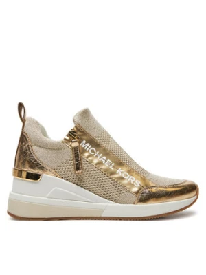 MICHAEL Michael Kors Sneakersy Willis Wedge Trainer 43R5WIFS3D Złoty