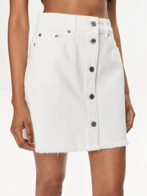 MICHAEL Michael Kors Spódnica jeansowa MS470CO80V Biały Slim Fit