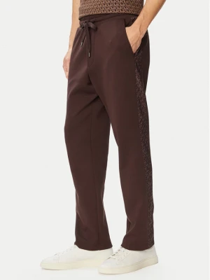 MICHAEL Michael Kors Spodnie dresowe CF552Q65MF Brązowy ciemny Regular Fit