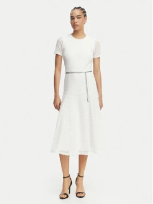 MICHAEL Michael Kors Sukienka codzienna MS683DUKS1 Biały Regular Fit