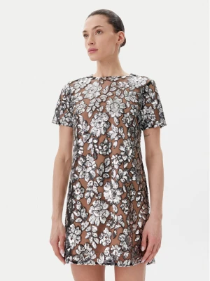 MICHAEL Michael Kors Sukienka koktajlowa MS582WRHDE Srebrny Regular Fit