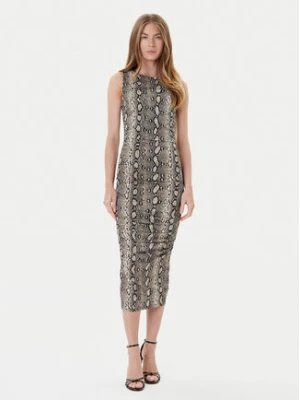 MICHAEL Michael Kors Sukienka koktajlowa MT58319HMC Beżowy Slim Fit