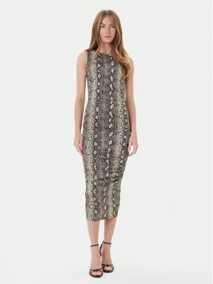 MICHAEL Michael Kors Sukienka koktajlowa MT58319HMC Beżowy Slim Fit