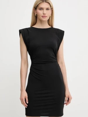 MICHAEL Michael Kors sukienka kolor czarny midi dopasowana MT5831FH69