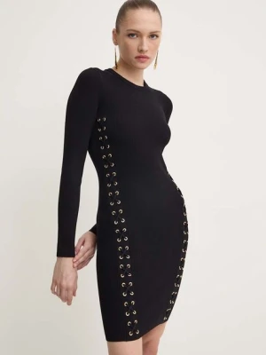 MICHAEL Michael Kors sukienka kolor czarny mini dopasowana MT482FQ5ZV