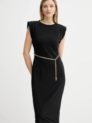 MICHAEL Michael Kors sukienka kolor czarny mini rozkloszowana MT5831SH6J