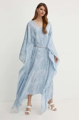MICHAEL Michael Kors sukienka kolor niebieski maxi oversize