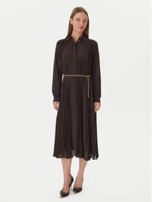 MICHAEL Michael Kors Sukienka koszulowa MF5838A7R3 Brązowy Regular Fit
