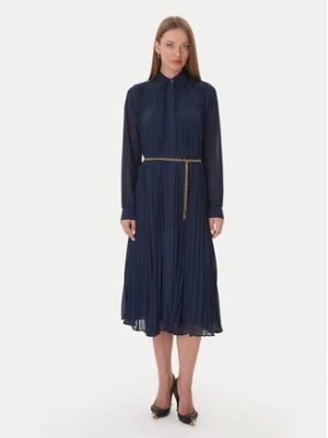 MICHAEL Michael Kors Sukienka koszulowa MF5838A7R3 Granatowy Regular Fit