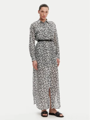 MICHAEL Michael Kors Sukienka koszulowa MS582UXH7F Czarny Relaxed Fit