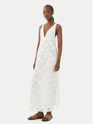 MICHAEL Michael Kors Sukienka letnia MS683HIKR1 Biały Slim Fit