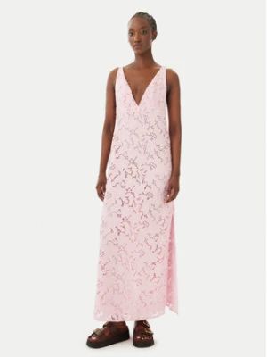 MICHAEL Michael Kors Sukienka letnia MS683HIKR1 Różowy jasny Slim Fit