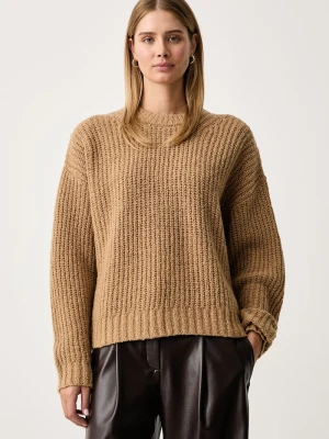 MICHAEL Michael Kors sweter damski z wełną brązowy