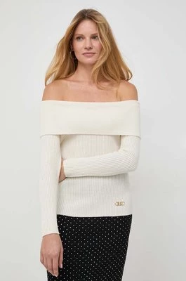 MICHAEL Michael Kors sweter wełniany damski kolor beżowy