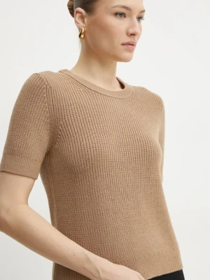 MICHAEL Michael Kors sweter wełniany damski kolor beżowy MF4612JF2G