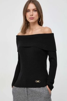 MICHAEL Michael Kors sweter wełniany damski kolor czarny