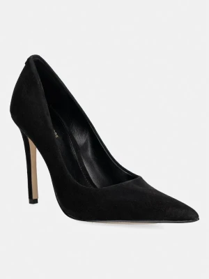 MICHAEL Michael Kors szpilki zamszowe Elyse High Pump czarny