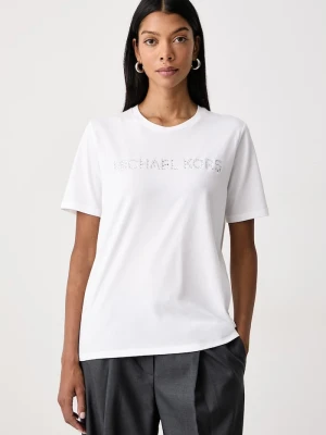 MICHAEL Michael Kors T-shirt damski bawełniany biały